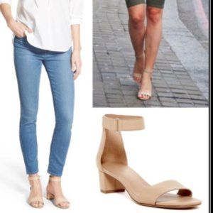 VINCE. Rita Ankle Strap Sandal Block Heel